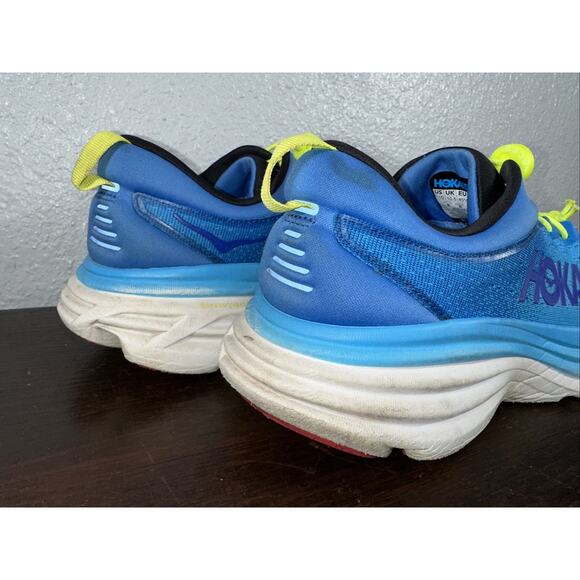 Hoka One Bondi 8 Men's Size 11 D Running Shoes Virtual Blue Swim Day 1123202 VSW - Picture 5 of 12